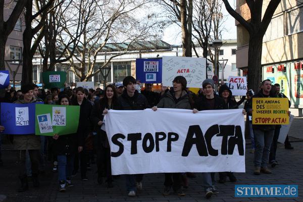 Anti-Acta-Demo Heilbronn | 25.02.