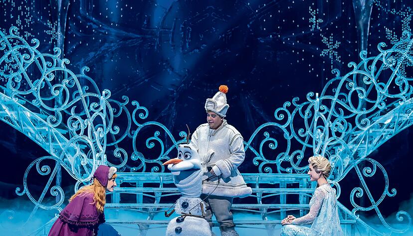 Will st&auml;ndig kuscheln: der Schneemann Olaf.