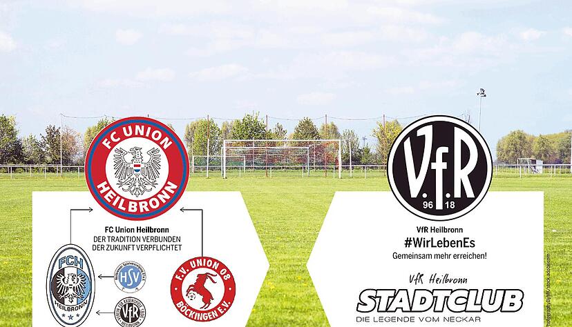 Der FC Union Heilbronn ist aus diesen Vereinen/Abteilungen hervorgegangen, der neue VfR existiert seit 2018.