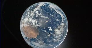 Die &laquo;Artemis&raquo;-Astronauten schicken Bilder von der Erde zur Erde.