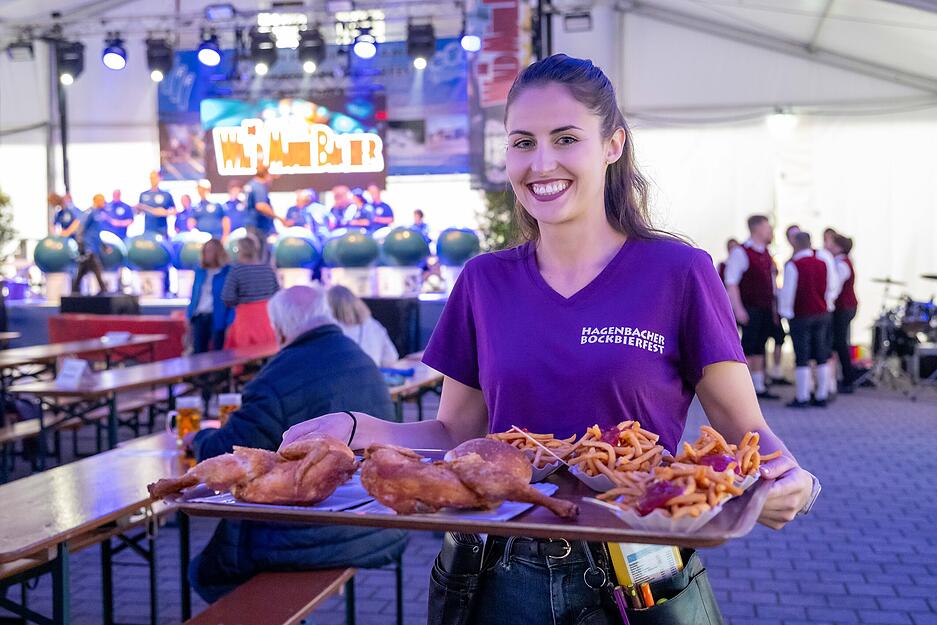 Hagenbacher Bockbierfest in Bad Friedrichshall: Partygäste lassen sich von Stromausfall nicht abhalten