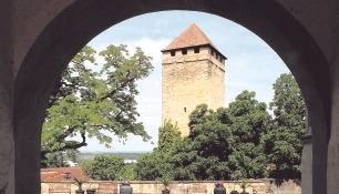 Kern und Ursprung der Anlage ist der Wohnturm, der einem der Adelsgeschlechter über Jahrhunderte als Bleibe gedient hat.Fotos: Dittmar Dirks