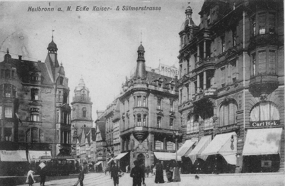 Die Gebäude auf der Kaiser- und Sülmerstraße sehen heute ganz anders aus. Kein Stuck und Fachwerk ist mehr zu sehen. Die Gebäude auf der Kaiser- und Sülmerstraße sehen heute ganz anders aus. Kein Stuck und Fachwerk ist mehr zu sehen.