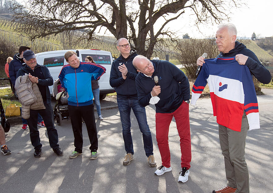 Er&ouml;ffnung des Intersport Trimm-Dich-Pfades am Wartberg