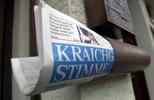 Zusammengestellt von Archiv und Dokumentation der Heilbronner Stimme 
Februar 2001: Die neue Stimme im Kraichgau.