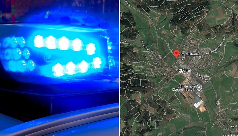 In Oberrot im Landkreis Schwäbisch Hall stirbt ein Mann bei einem Streit auf einem Parkplatz