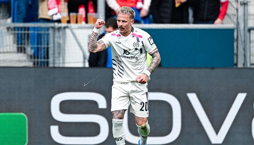 Bringt Mainz in F&uuml;hrung: St&uuml;rmer Phillip Tietz.