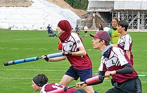 Die Strafzeit wird mit Trommelschlägen gezählt. Die Strafzeit wird mit Trommelschlägen gezählt.