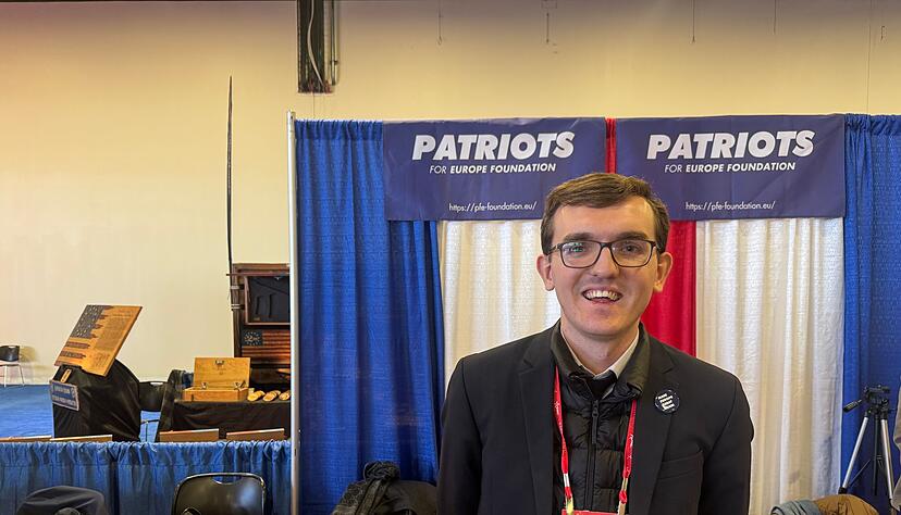 Gabriel Durand ist aus Frankreich in die USA gereist, um bei der Konferenz dabei sein zu können. Gabriel Durand ist aus Frankreich in die USA gereist, um bei der Konferenz dabei sein zu können.