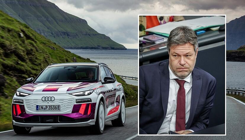 Bundeswirtschaftsminister Robert Habeck (Gr&uuml;ne) l&auml;sst die F&ouml;rderung f&uuml;r E-Autos fr&uuml;her als erwartet auslaufen. Was das f&uuml;r den Autobauer Audi bedeutet, der mit dem Q6 E-Tron 2024 das n&auml;chste wichtige E-Auto auf den Markt bringt.