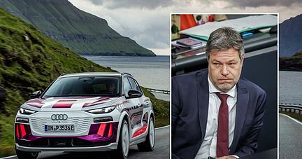 Bundeswirtschaftsminister Robert Habeck (Gr&uuml;ne) l&auml;sst die F&ouml;rderung f&uuml;r E-Autos fr&uuml;her als erwartet auslaufen. Was das f&uuml;r den Autobauer Audi bedeutet, der mit dem Q6 E-Tron 2024 das n&auml;chste wichtige E-Auto auf den Markt bringt.