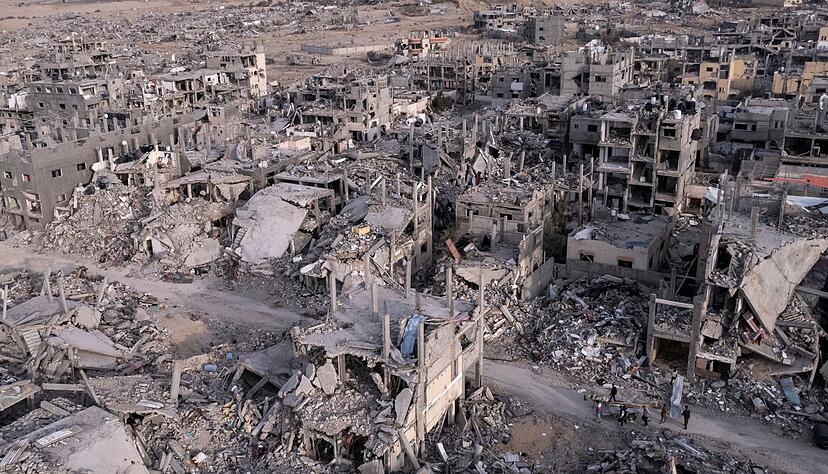 Der Gazastreifen ist nach mehr als 15 Monaten Krieg von Tod und Zerst&ouml;rung gezeichnet.