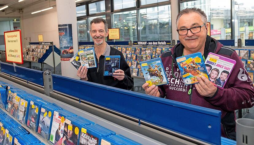 &bdquo;Das tut mir ihm Herzen weh&ldquo;, sagt Empire-Chef Frank W&ouml;rner (rechts), hier mit Mitarbeiter Rudi Bechtle. Foto: Mario Berger