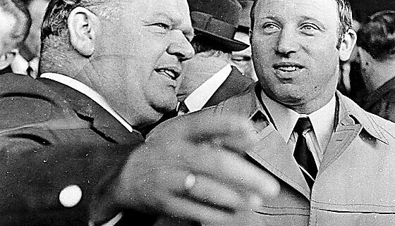 Finkbeiner stand mit vielen Fußballstars auf Du und Du, auch mit Uwe Seeler.