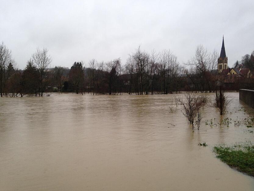 Hochwasser in der Region Hochwasser in der Region
