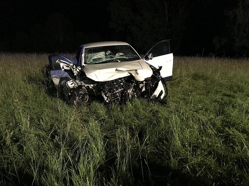 Schwerer Unfall bei Bretzfeld Schwerer Unfall bei Bretzfeld