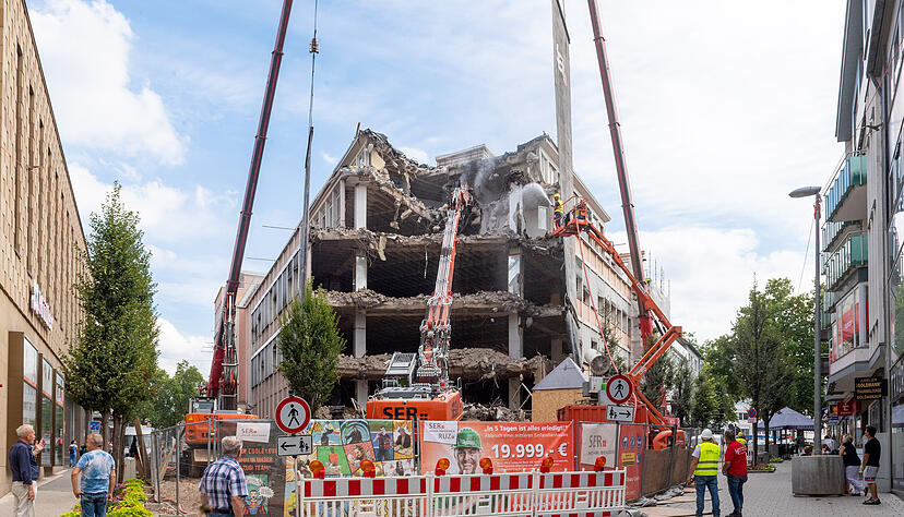 Kaufhaus Barthel wird abgerissen