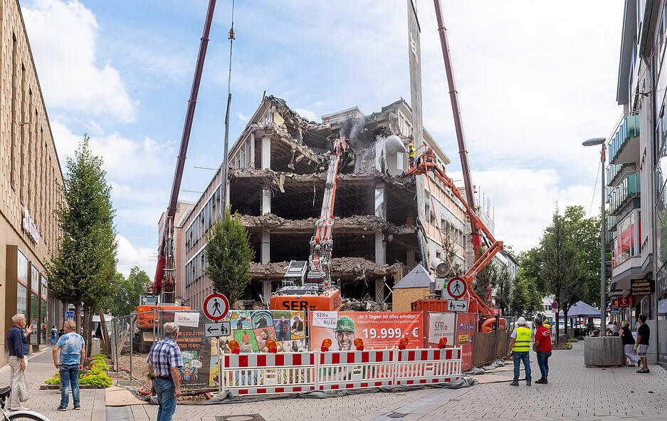 Kaufhaus Barthel wird abgerissen