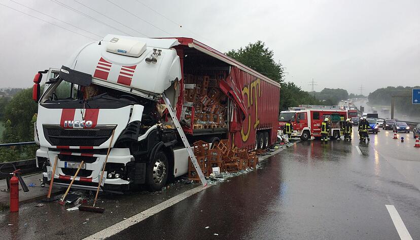 Unfall auf der A81 bei Ilsfeld | 27.7.