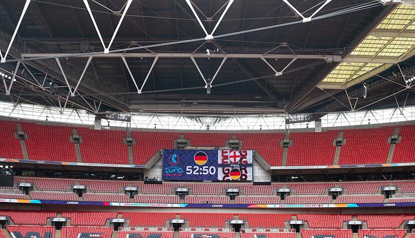 Die DFB-Frauen beim Abschlusstraining in Wembley. Die DFB-Frauen beim Abschlusstraining in Wembley.