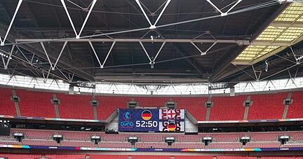 Die DFB-Frauen beim Abschlusstraining in Wembley.