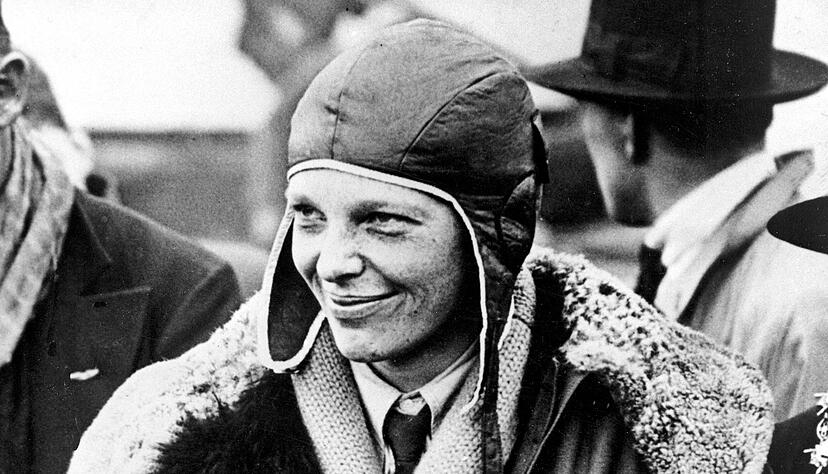 Die Pilotin Amelia Earhart hatte als erste Frau den Atlantik &uuml;berflogen. (Archivbild von 1928)