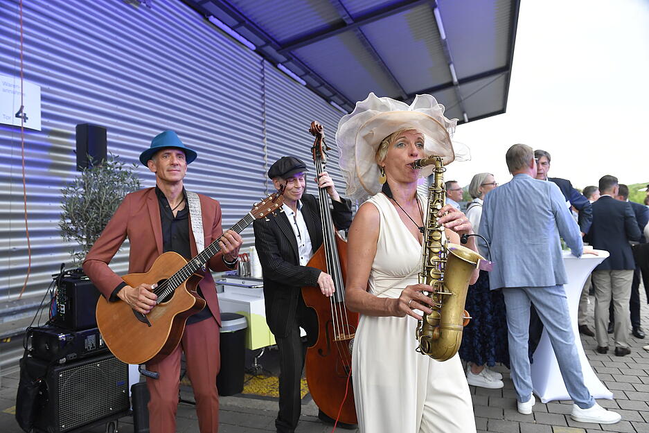 Bei der"Sommernacht der Wirtschaft in Heilbronn" gibt es für die Gäste Live-Musik.