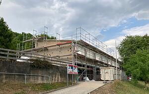 Schöntal saniert die Winiziohalle. Foto: Simon Gajer Schöntal saniert die Winiziohalle. Foto: Simon Gajer