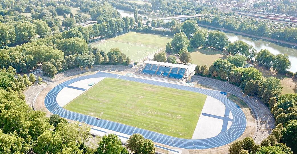 Dem geplanten Ausbau des Frankenstadions soll die Niederlage des SGV Freibergs nichts anhaben.