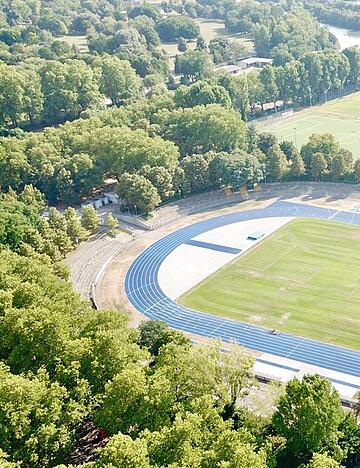 Dem geplanten Ausbau des Frankenstadions soll die Niederlage des SGV Freibergs nichts anhaben.