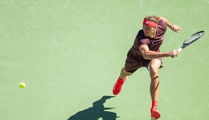 Alexander Zverev kam gegen Griekspoor nie richtig zu seinem Spiel und war oft in der Defensive.