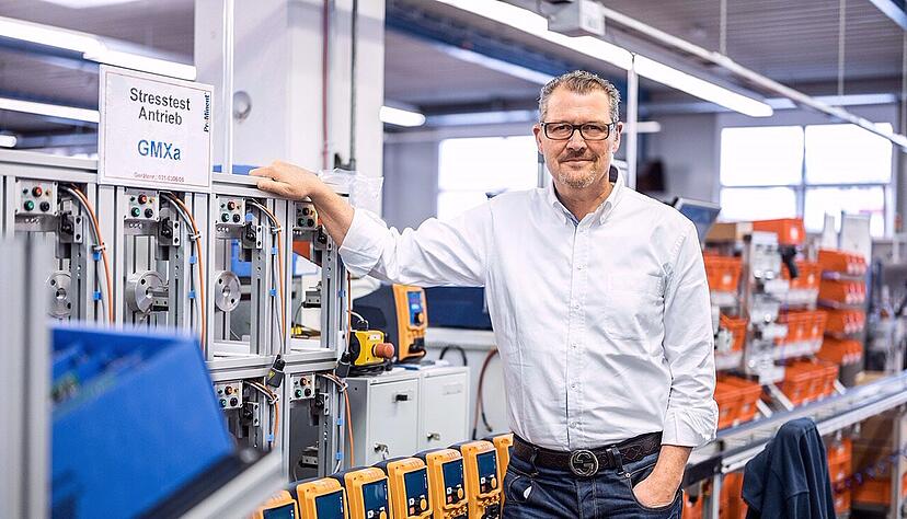 Der neue Arbeitgeberpr&auml;sident Rainer Dulger in seinem Heidelberger Unternehmen ProMinent. Foto: Gesamtmetall