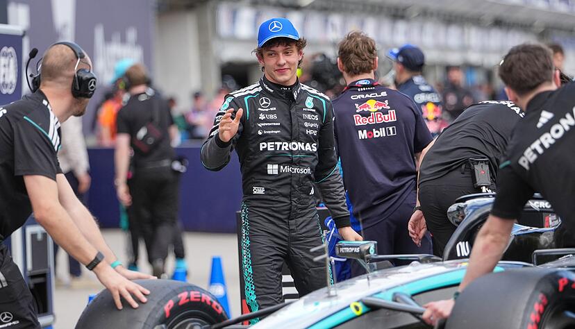 Kimi Antonelli: Erst ein Unfall, dann Startplatz zwei.