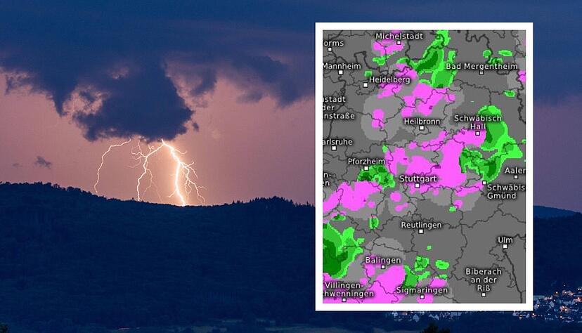 Über Baden-Württemberg braut sich die nächste Unwetterfront zusammen. Trifft sie auch auf Heilbronn? Über Baden-Württemberg braut sich die nächste Unwetterfront zusammen. Trifft sie auch auf Heilbronn?