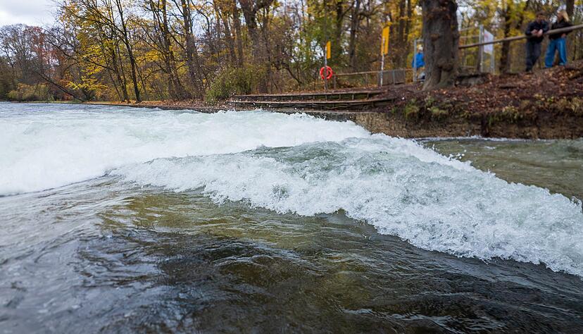 Rauschendes Wasser - aber keine Surfwelle.