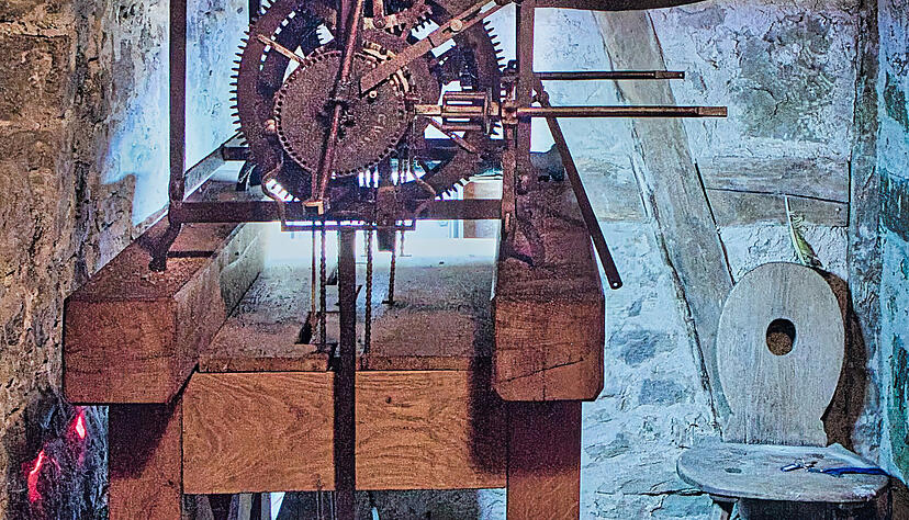 Die Forchtenberger Turmuhr ist ein "Wunderwerk der Technik".