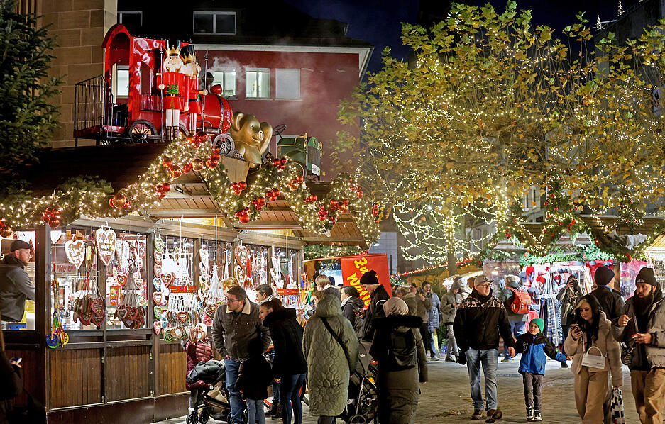 So genießen Besucher den Käthchen-Weihnachtsmarkt in Heilbronn