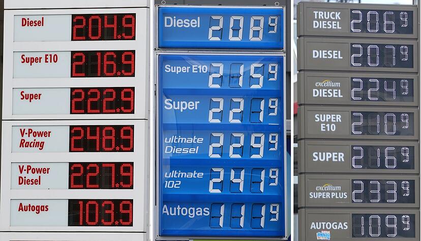 Die Preise an den Tankstellen sind weiter hoch.