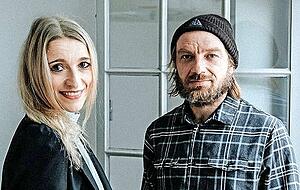 Yvonne Zajontz und Robert Mucha haben ein Buch (unten) herausgegeben.