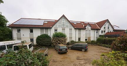 Rheinland-Pfalz, Sinzig: Das Behindertenwohnheim Lebenshilfe-Haus. Hier starben zwölf Menschen. Foto: dpa