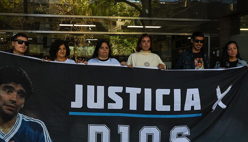 Die Fans der argentinischen Fu&szlig;balllegende fordern Gerechtigkeit. (Archivbild)