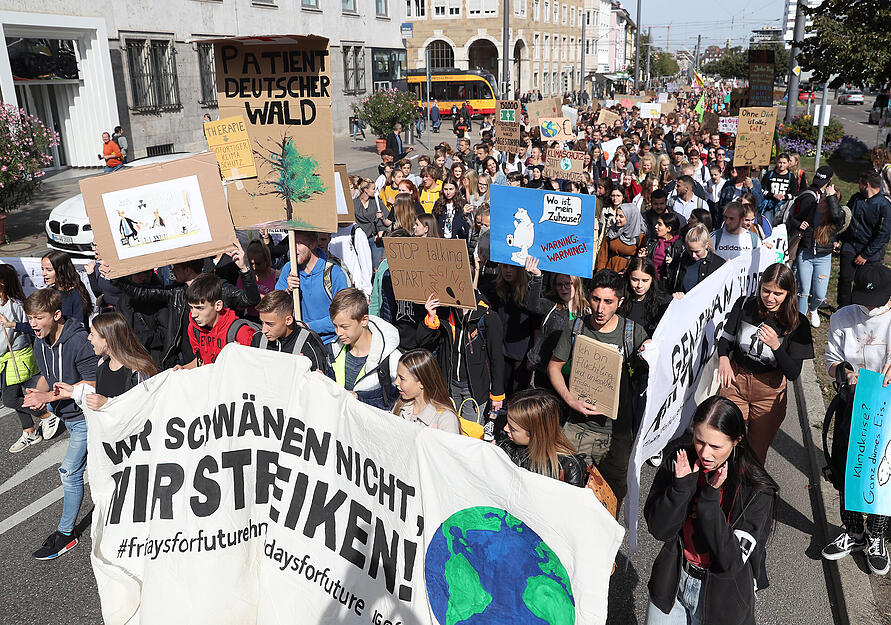 Fridays-for-Future-Kundgebung in Heilbronn Fridays-for-Future-Kundgebung in Heilbronn