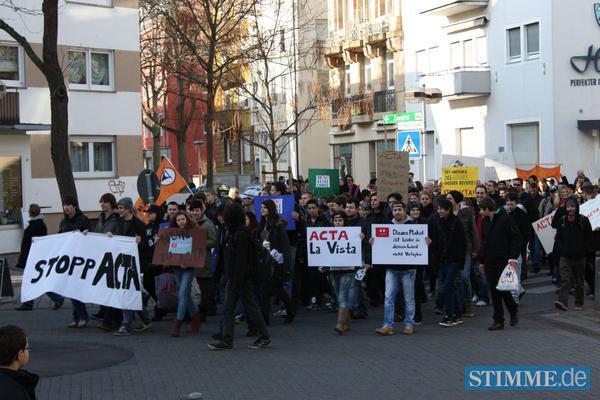 Anti-Acta-Demo Heilbronn | 25.02.