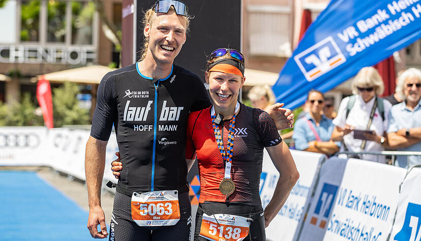 Deutsche Meister unter sich: Max Hoffmann und Eleisa Haag.