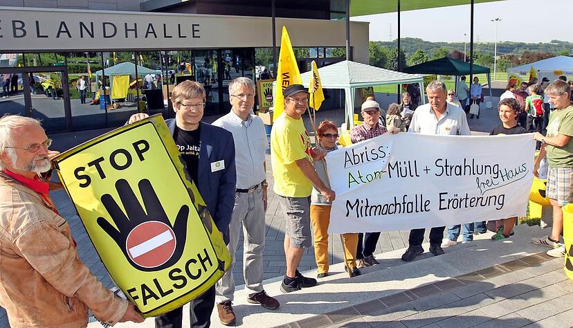 Schon beim Erörterungstermin zum Rückbau von GKN I hatten Atomkraftgegner ihrem Unmut Luft gemacht. Sie halten die Öffentlichkeitsbeteiligung für nicht ausreichend.Foto: Archiv/Veigel Schon beim Erörterungstermin zum Rückbau von GKN I hatten Atomkraftgegner ihrem Unmut Luft gemacht. Sie halten die Öffentlichkeitsbeteiligung für nicht ausreichend.Foto: Archiv/Veigel