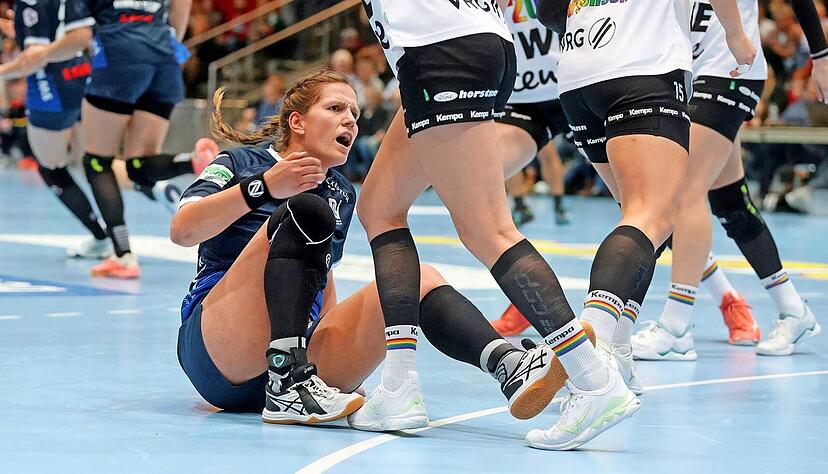 Wie schon beim 25:27 im Hinspiel hatten Munia Smits und die Sport-Union Neckarsulm auch in der stimmungsvollen Kleinen EWE-Arena in Oldenburg gegen den VfL das Nachsehen. Im Abstiegskampf ist jedoch weiter alles offen.