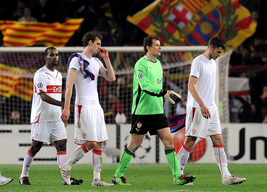 Der VfB Stuttgart verlor mit 0:4 in Barcelona.