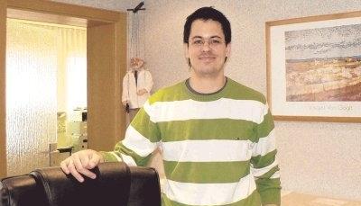 Junge Ärzte sind in ländlichen Regionen sehr willkommen. Der Gynäkologe Mirco Mandel ist einer von ihnen. Der 35-Jährige eröffnet am 6. April seine Praxis in Möckmühl.Foto: Cordula Dürr