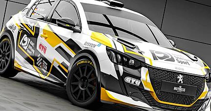 Neues Jahr, neues Auto, neue Optik: Bei den Wertungsläufen zur Europameisterschaft wird René Noller fortan in einem Peugeot 208 Rally4 starten.
Foto: OPV/privat