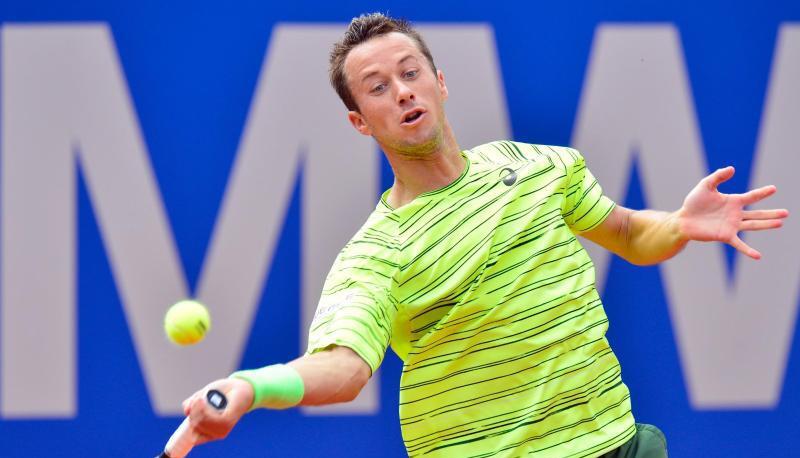 Philipp Kohlschreiber verliert knapp gegen Andy Murray. Foto: Marc Müller